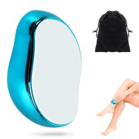 Hysagtek Blau Nano Haarentferner, Schmerzloser Crystal-Haarradierer für Männer und Frauen 2022 Neu, Peeling magischer Haarentferner für Arme, Beine, Körper, Kristall Haarentferner Stein
